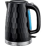 Russell Hobbs 26051 Cordless Electric Kettle - Contemporary Honeycomb Design with Fast Boil and Boil Dry Protection, 1.7 Litr