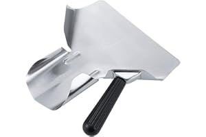 FADERR Cuchara de patatas fritas Pala Scooper Cocina Hogar antideslizante Palomitas de maíz de acero inoxidable (mango único)