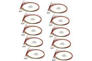 Xenterio Serie CV Platinen-Anschlussset mit geraden Stiftleisten, Raster 2,54mm, 5-polig, Buchse mit 300mm Kabel, 10 Paare