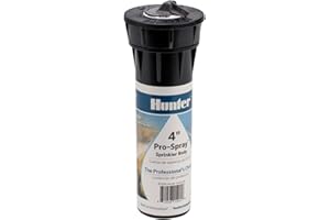 Hunter Industries PROS-04 Hunter Pro - Aspersor emergente de 4 Pulgadas, Color Negro
