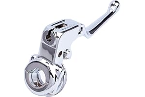 Chern Yueh Clutch Lever Perch Clamp for 96-06 Harley-Davidson Softail Touring 43329 47231 (Chrome)