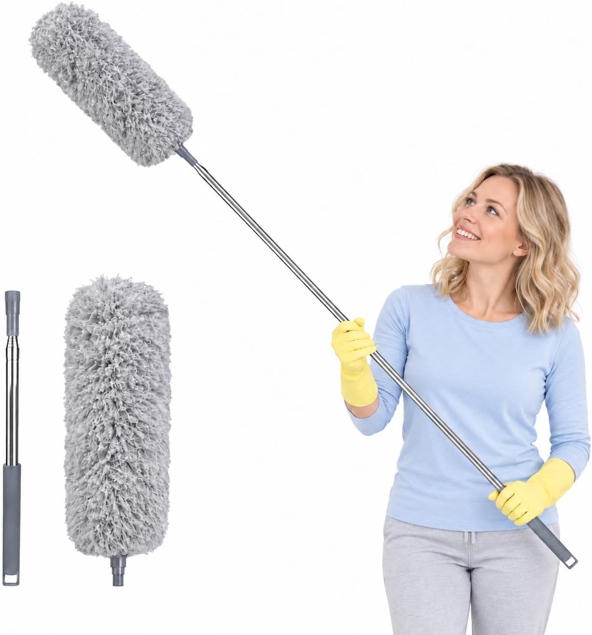 Retour d'Expérience & Bilan Utilisateur : Mulbijeo Plumeau Télescopique Gris - 1 Pièce