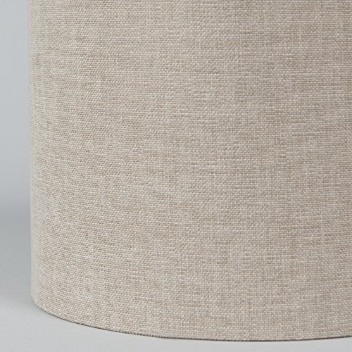 QAZQA Modern Polyester Lampenschirm 20/20/15 Zylinder coffee , Rund gerade Schirm Pendelleuchte, Schirm Stehleuchte, - 5
