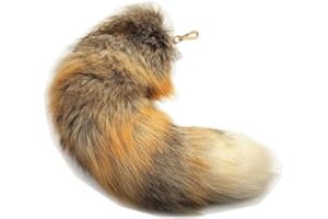 Putextile Fuchsschwanz Anhänger etwa Fell Schwanz Keychain Extra Groß Schlüsselring Tasche Zusätze Auto Schlüsselketten Anhänger Weich Flaumig Handtasche Dekoration