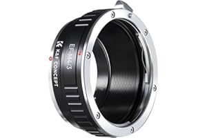 K&F CONCEPT Lens Mount Adapter EOS to M4/3, Manual Focus Compatible with Canon EF EF-S Mount Lens to Micro 4/3 MFT Mount Mirrorless Mount Camera Body