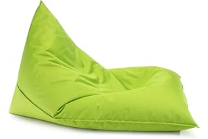Ecopuf Lazy Pouf Cuscinone S Poltrona Sacco in tessuto Poliestere Antistrappo Impermeabile per Interni ed Esterni 80X130 Cm imbottito con Polistirolo