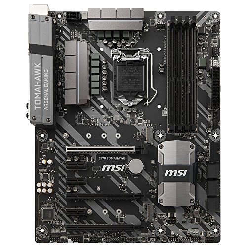 Z370 TOMAHAWK - Placa Base Arsenal (chipset Intel Z370, socket LGA 1151, 6 x SATA 6Gb/s, 2 x Turbo M.2, DDR4 Boost, Intel I219-V LAN, VR Ready, Military Class 5)