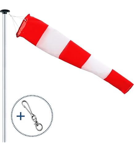 Osuter Windzak Met Reflecterende Riem - 80 Cm Waterdichte Windsok Voor Buiten