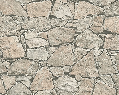 A.S. Création Tapete Dekora Natur, Mustertapete The Gardener, beige, grau, schwarz, 958632 - 2