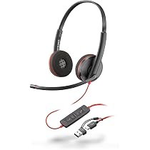 Ohrpolster Ersatz Für Plantronics Blackwire C320 – Weiches Proteinleder, Einfach Zu Wechseln