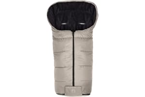 babycab Fußsack Myre big naturfarben - für Kinderwagen - Unisex - Winter/Herbst - 100x55x5 cm - aus Polyester - wasser- windabweisend - Futter aus Fleece