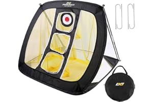 PodiuMax Golf Chip Net, Putting Swing Practice, Improve Accuracy, Suitable for Indoor, Courtyard, Lawn, Golf Lovers Men Women Gift