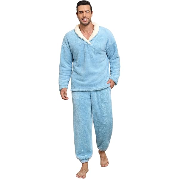 Générique Ensemble De Pyjama Homme Avec Peignoir Doux