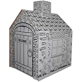 GM Children's Cardboard Painting House (White)