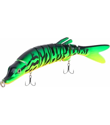 Bassdash Esche Artificiali SwimShad - 3 Glide Baits Per Pesca A Luccio, Persico E Trota - Foto 6