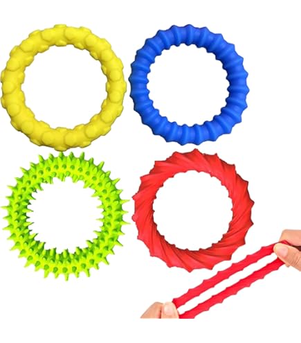 YceLon 8er Set Kauarmbänder Für Kinder - Sensorik Spielzeug Bei Autismus & ADHS