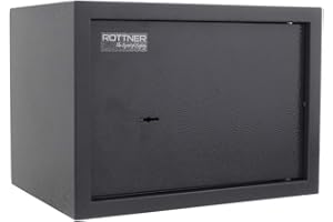 Rottner Möbeltresor Homestar 3, Doppelbartschloss, Anthrazit, BxH 350x250 mm, Befestigungsmaterial inklusive, Feuerfalz