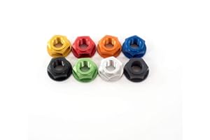 MTP-RACING 6 X Mutter Kettenrad Alu 7075 Titan