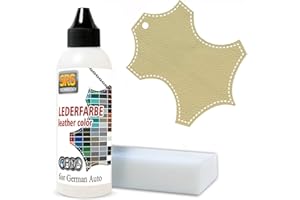 SRS TECHNOLOGY Pintura de Cuero para BMW Dakota (100ml) Tinte Específicas para Pintar Superficies de Cuero Piel Polipiel Super Elástico (Dakota Beige Crema)