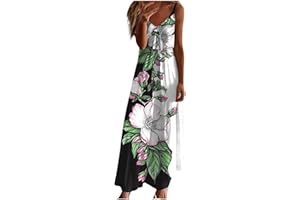 YOURUMAO Abendkleid Damen Lang Sommerkleid Elegant für Hochzeit Lang Maxikleid Sexy V Ausschnitt Cocktailkleid Trend Abschlusskleid Party Ballkleider Festliche Party kleider Urlaub Boho Strandkleid Wickelkleid