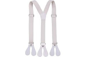 WedDecor Jungen Hosenträger Kid S Hosenträger Kinder Elastisch Verstellbare Träger Y-Förmiger Knopfloch Design für Jeans, Shorts, Jeansstoff, Mode Zubehör