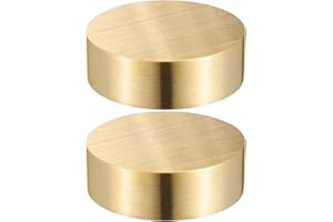 Alipis Presse-Papiers en Laiton 4X4X1.2 Pouces Poids Papier Portable Design Moderne pour Bureau Décoration Mariages Anniversaires