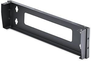 StarTech.com Pionowy uchwyt ścienny 1U do urządzeń montowanych na stojaku 45 cm, pojemność 55 kg, do paneli krosowych/serwerów