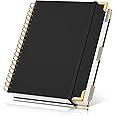 Yarotm Cahier A4 Carreaux - Carnet de Notes Spirale 28.5x21cm - A4 Cahier de Note Petit Carreaux