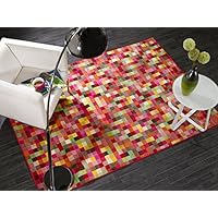 Flair Rugs Retro Funky Pixel Alfombra de Suelo,, 160 cm x 225 cm