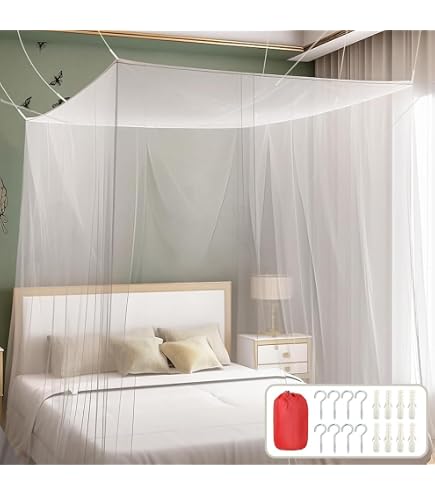 CdyBox Soporte Universal De Metal Ajustable Con Clip Para Cuna, Cama Mosquitera (blanco, Solo Soporte