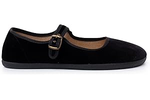 Pisamonas Merceditas Mujer Barefoot Terciopelo Hebilla