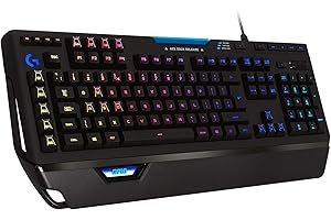 ‎LOGITECH G Logitech G910 Orion Spectrum mechanische Gaming-Tastatur, Taktile Romer-G Switches, RGB-Beleuchtung, 9 Programmierbare G-Tasten, Anti-Ghosting, ARX-Zweitbildschirm Feature, US QWERTY-Layout - Schwarz