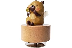 Yesnote Bear Music Box Birthday Gift for Girls Daughter, Cute Music Box Play You Are My Sunshine, Bear Musical Figurine Christmas Anniversary Mother Day Wife Friend Sister Gift