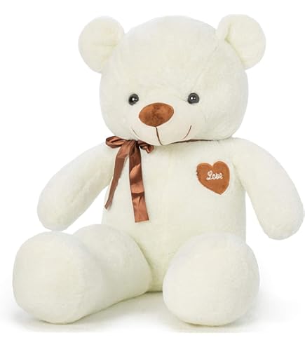 TEDDYBEER - 220cm Anti-Allergie Pluche - Wit