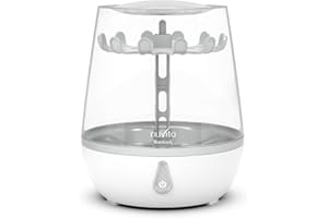 Nuvita STERIEASY 1083 - Sterilisateur Biberons Electrique à Vapeur - Stérilise 6 Biberons en 6 min - Plateau Chauffant en Inox Facile à Nettoyer - Sans BPA - Marque Européenne
