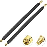 Bingfu Fenster Koaxialkabel 30CM SMA Stecker auf Buchse LoRa Flachkabel für 4G LTE Antenne Helium Miner Antenne, 2-Stück
