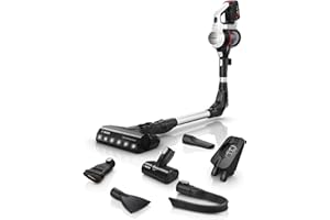 ‎BOSCH Bosch Unlimited 7 BKS711MTB Cordless Handheld Vacuum Cleaner, Bagless, Replacement Battery, Kink Tube, Hygiene Filter, Mini Turbo Nozzle, LED Lighting, Turbo Stage, White