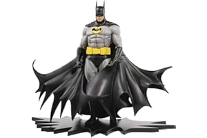 PureArts DC Heroes: Batman (wersja czarna) podgląd ekskluzywnej statuetki w skali 1:8