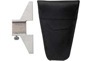 MARANON Base di profondità pinza, 7 x 0,8 x 3 cm Base di profondità in acciaio Calibro di profondità Accessorio per quadrante Calibro a corsoio digitale