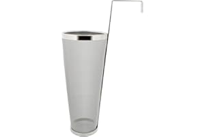 JOKBEN Edelstahl Hop Spider Bierfass Trockentrichter Filtersieb Sieb 300 Mikron Mesh für Heimbierbrauen Kessel Fassausrüstung 5,3 x 16 Zoll
