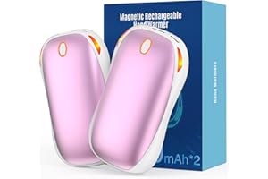 gabless Chauffe Main Rechargeable 10000mAh, Chauffe-Main Reutilisable Electrique, Chaufferette Main Reutilisable, Chaufferette de Poche pour Extérieur, Camping, Randonnée, Cadeau Hiver Enfants Femmes
