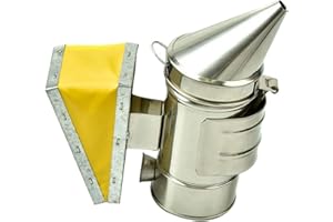 harayaa Herramienta para Hacer Humo de Abeja Ahumador de Apicultura de Acero Inoxidable Suministros Apicultura