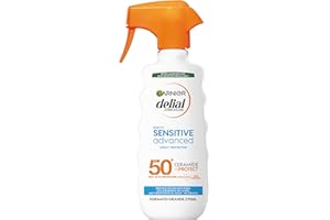 GARNIER DELIAL Sensitive Advanced - Leche Solar para Pieles Claras, Sensibles e Intolerantes al Sol, IP50+, Multicolor - 270 ml, El embalaje puede variar
