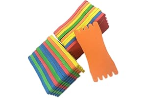 FEDSJUIHYG Professional Foam Sponge Wire Fishing Wrapped Board Fishing Line Board Spool Fishing Line Accessories Rig Winder Random Colour 10pcs L Winding