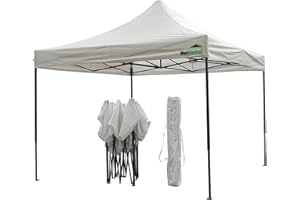 MaxxGarden - Tienda de campaña (3 x 3 m, 9 m²), fácil de Usar con Estructura de Acero, Incluye Bolsa de Transporte