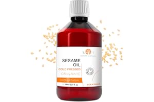 B.O.T COSMETIC & WELLNESS Aceite de Sésamo BIO 100% Puro | Prensado en Frío | Ideal para Cosmética Natural y Masaje Ayurveda | Antiedad y Reafirmante | Hidratante para Piel y Cabello 100 ml