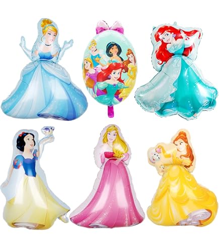 Amscan Folienballon Prinzessin – Herzförmig, 43x43 Cm, Für Helium Oder Luft