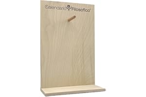 IL CALENDARIO FILOSOFICO SOLO SUPPORTO IN LEGNO PER CALENDARIO FORMATO A6 - PICCOLO - 10 X 14 CM -