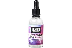 Bleach London Hair Elixir for Dry Ends, Lightweight, No Residue Hair Serum with Avocado Oil, Boosts Shine and Reduces Frizz for Smooth Glossy Hair 50ml