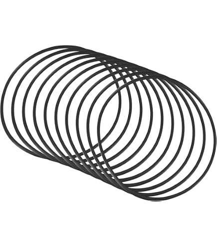 PATIKIL 32mmx30mmx1mm Nitrile Gomma O-Ring, 20 Pezzi Metrico Meccanico Sigillatura Guarnizione Rondelle di Tenuta Anelli per Acqua Idraulici, Nero